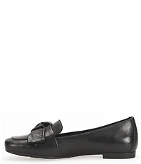 Born Carrine Bow Detail Leather Slip On Loafers
