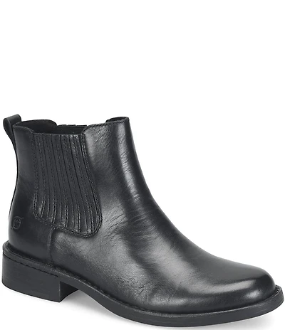 Born Cici Leather Chelsea Ankle Booties