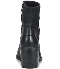 Born Dakota Leather Harness Hardware Booties