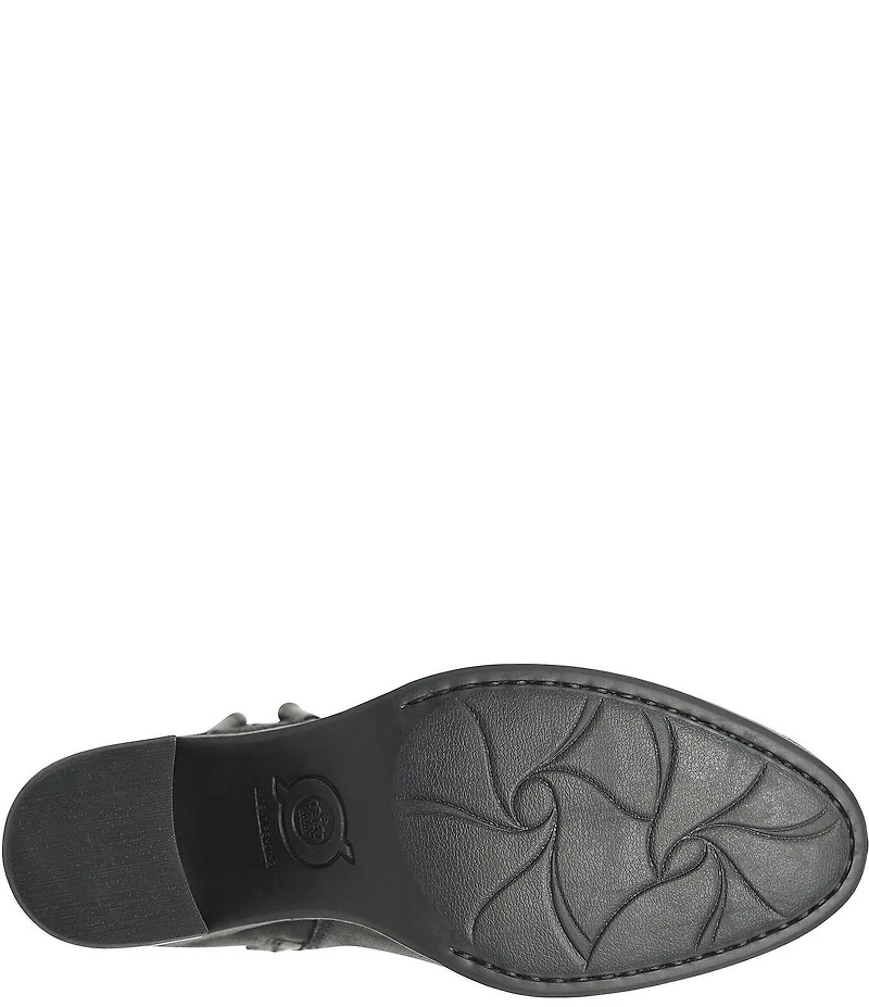 Born Dakota Leather Harness Hardware Booties