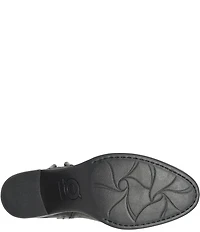 Born Dakota Leather Harness Hardware Booties