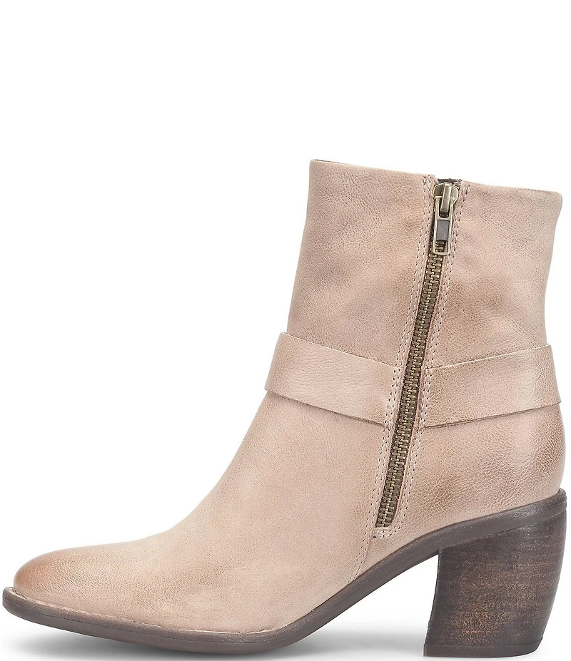 Born Dakota Leather Harness Hardware Booties