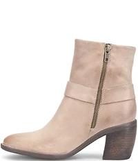 Born Dakota Leather Harness Hardware Booties