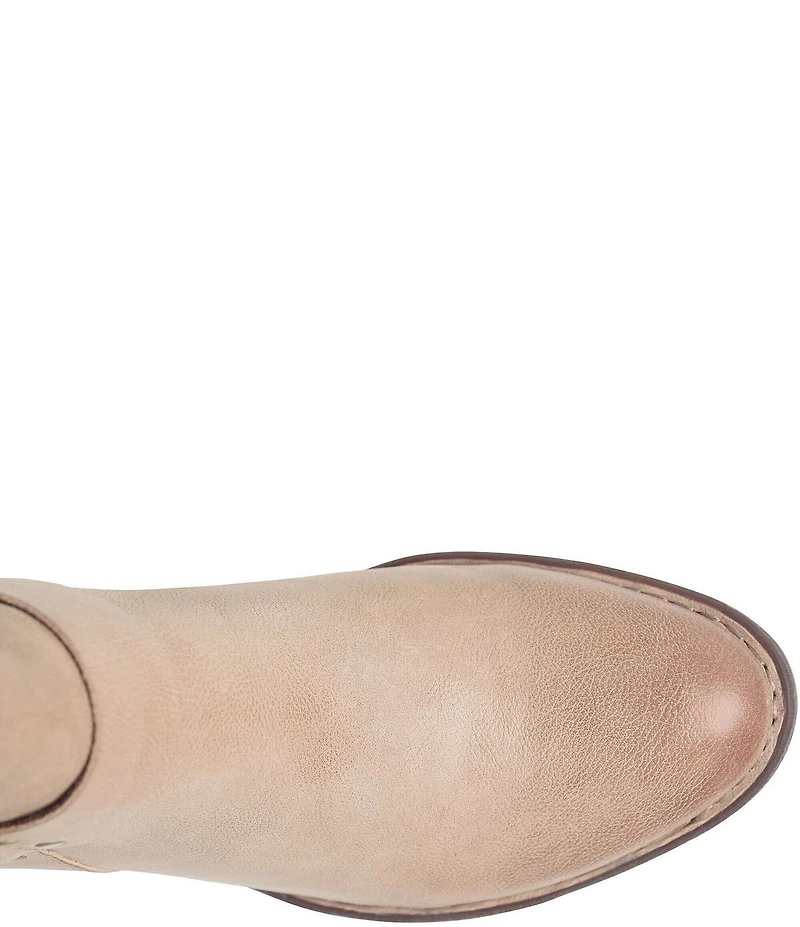 Born Dakota Leather Harness Hardware Booties