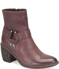 Born Dakota Leather Harness Hardware Booties