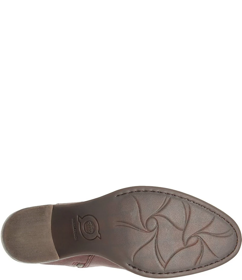 Born Dakota Leather Harness Hardware Booties