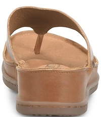 Born Edie Leather Thong Sandals