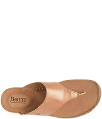 Born Edie Leather Thong Sandals