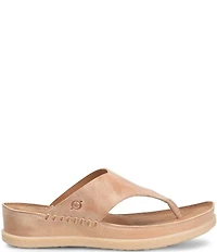 Born Edie Leather Thong Sandals