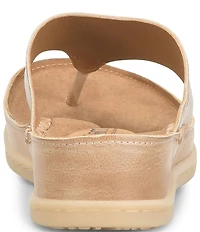 Born Edie Leather Thong Sandals