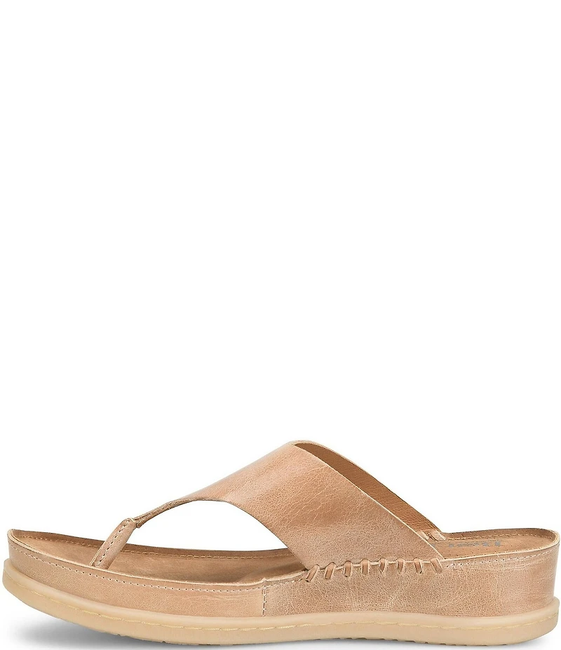 Born Edie Leather Thong Sandals