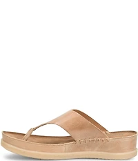 Born Edie Leather Thong Sandals