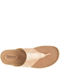 Born Edie Leather Thong Sandals