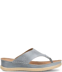 Born Edie Leather Thong Sandals