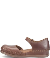 Born Ela Leather Ankle Strap Mary Jane Clogs