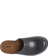 Born Elliot Leather Slip On Clogs