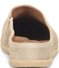 Born Elliot Suede Slip On Clogs