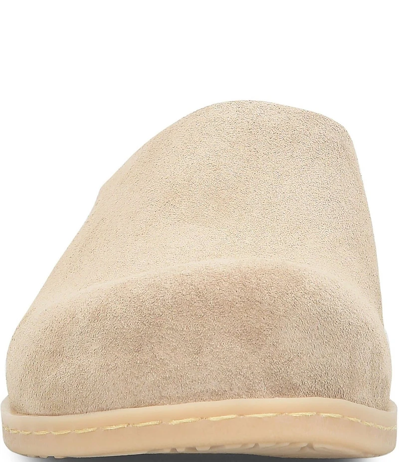 Born Elliot Suede Slip On Clogs