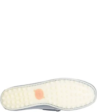 Born Faye Leather Deck Shoe Bow Detail Driving Mocs