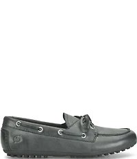 Born Faye Leather Deck Shoe Bow Detail Driving Mocs