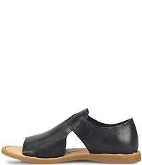 Born Ivey Leather Open Toe Flats