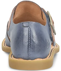 Born Ivey Leather Open Toe Flats