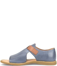Born Ivey Leather Open Toe Flats