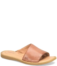 Born Izabel Leather Slide Sandals