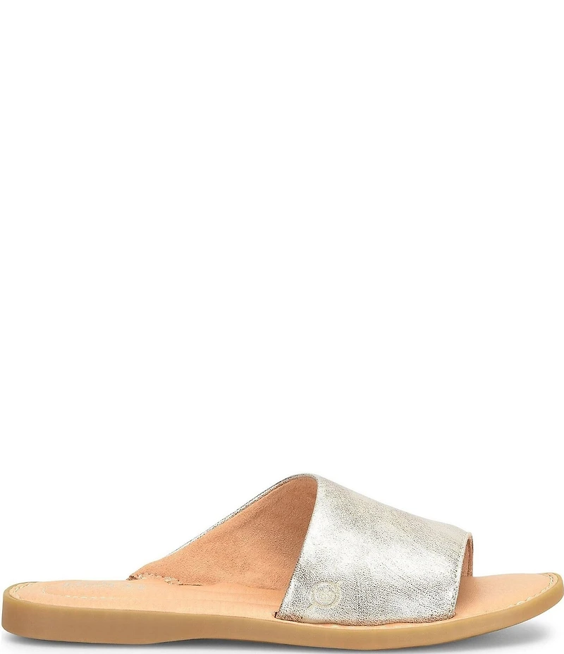 Born Izabel Leather Slide Sandals