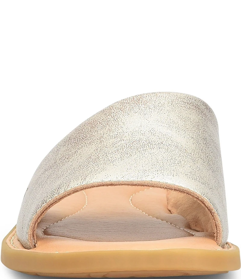 Born Izabel Leather Slide Sandals
