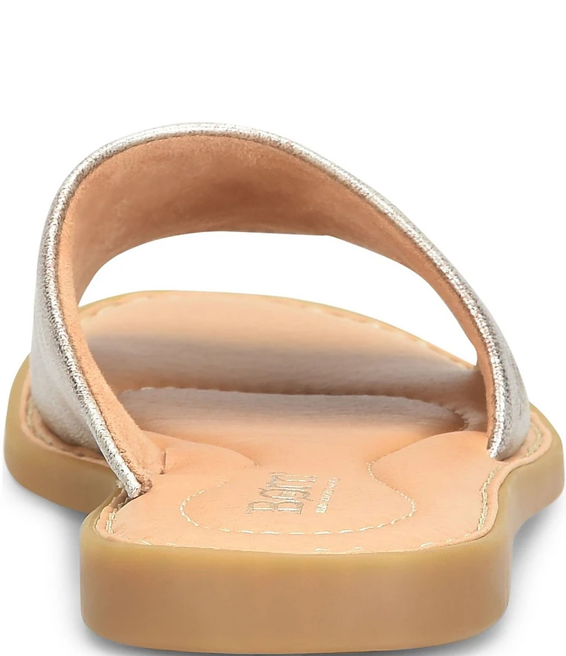 Born Izabel Leather Slide Sandals