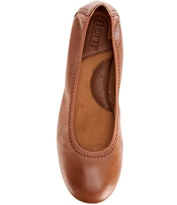 Born Julianne Leather Slip On Ballet Flats