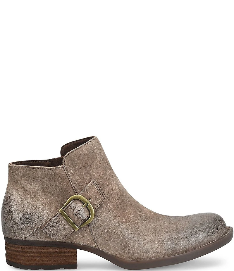 Born Kace Distressed Leather Ankle Booties