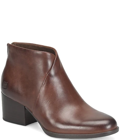 Born Kalie Leather Ankle Booties