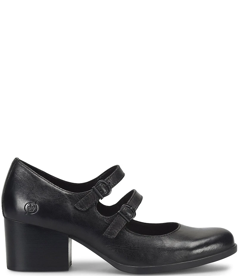 Born Karalee Leather Mary Jane Pumps