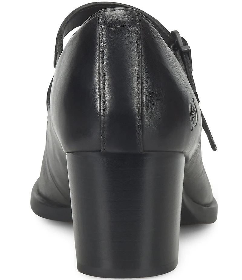 Born Karalee Leather Mary Jane Pumps