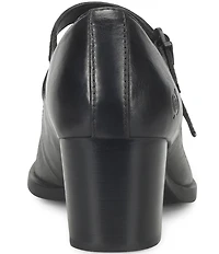Born Karalee Leather Mary Jane Pumps