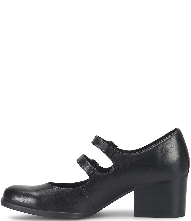 Born Karalee Leather Mary Jane Pumps