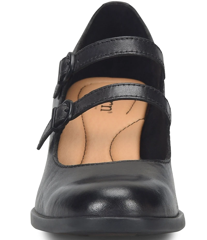 Born Karalee Leather Mary Jane Pumps