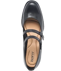 Born Karalee Leather Mary Jane Pumps