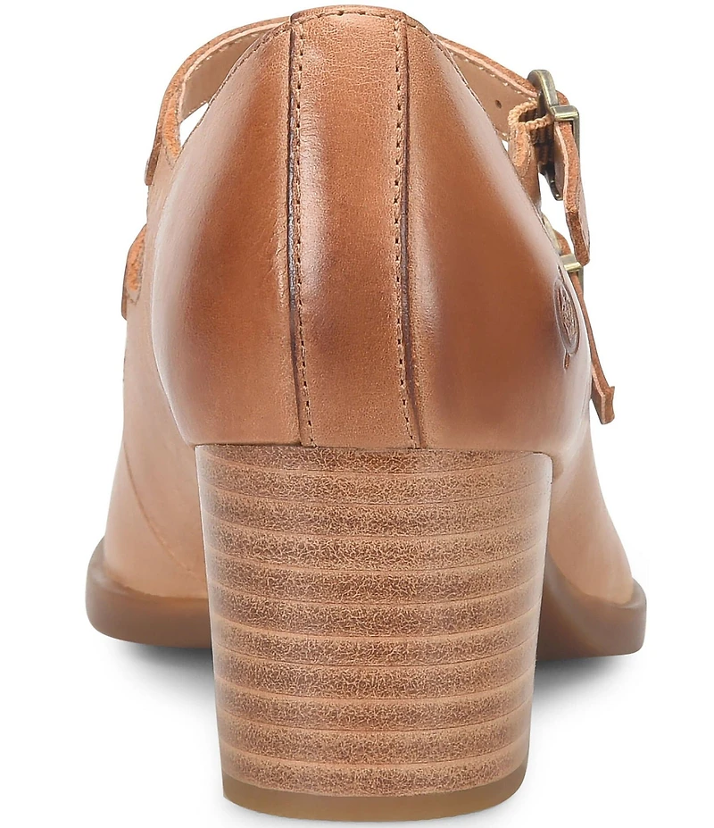 Born Karalee Leather Mary Jane Pumps