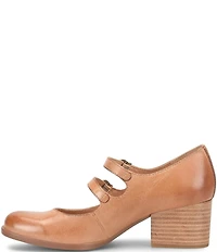 Born Karalee Leather Mary Jane Pumps
