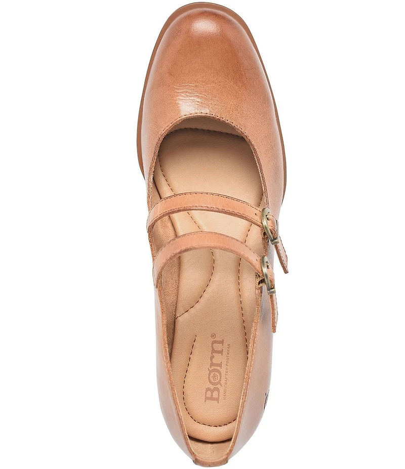 Born Karalee Leather Mary Jane Pumps