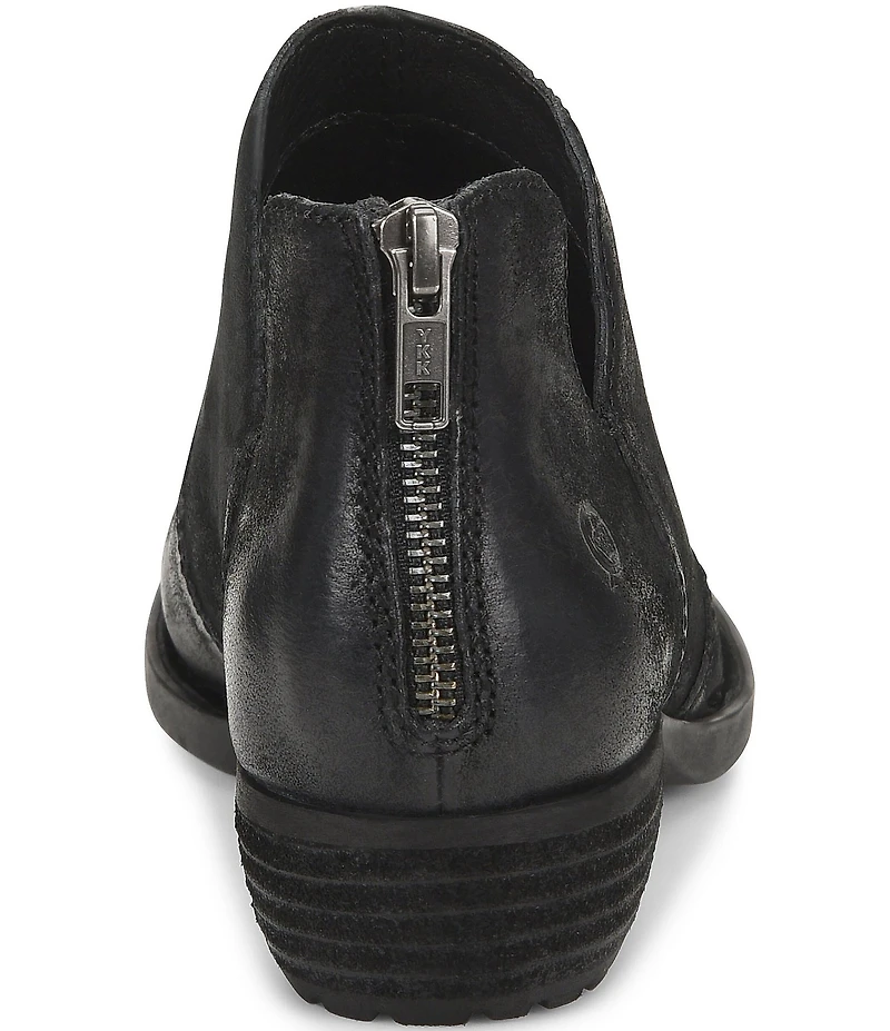Born Kerri Distressed Suede Booties