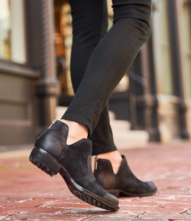 Born Kerri Distressed Suede Booties