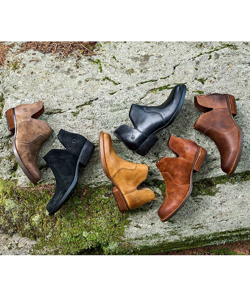 Born Kerri Distressed Suede Booties