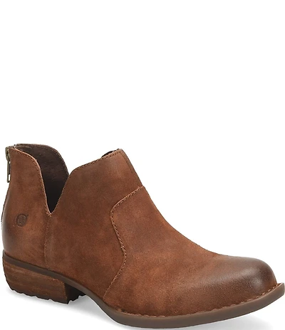 Born Kerri Distressed Suede Booties