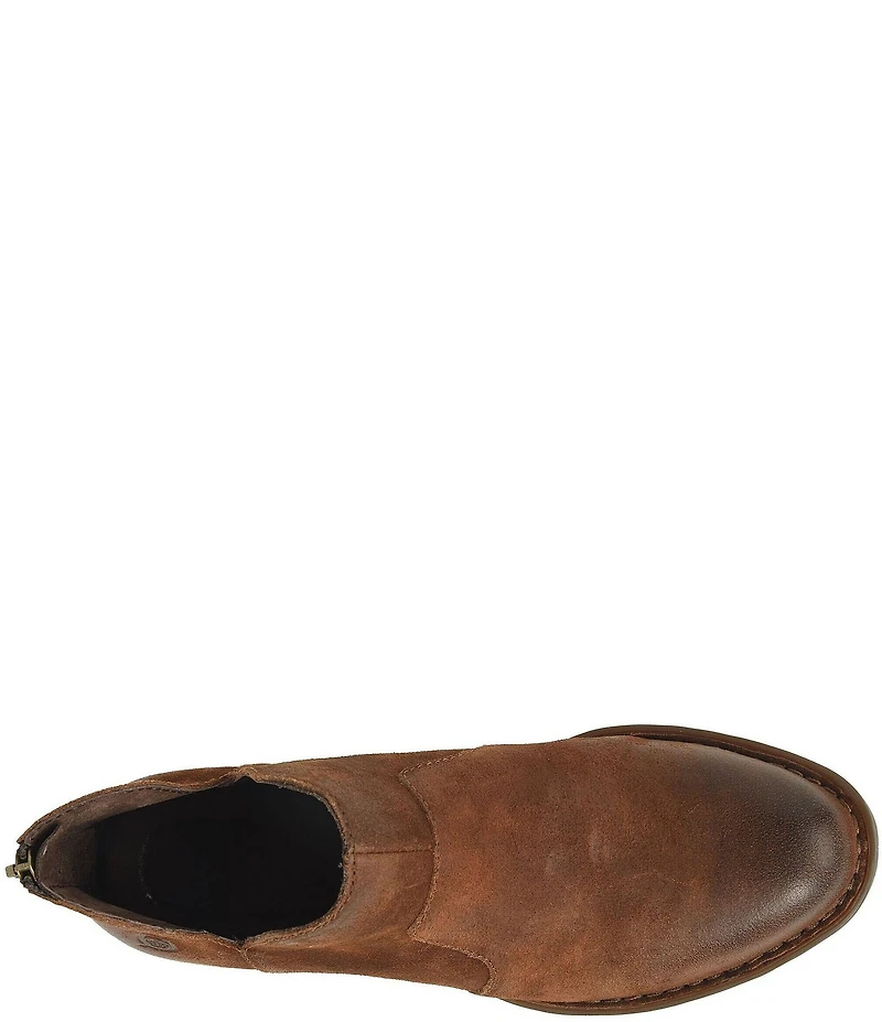Born Kerri Distressed Suede Booties