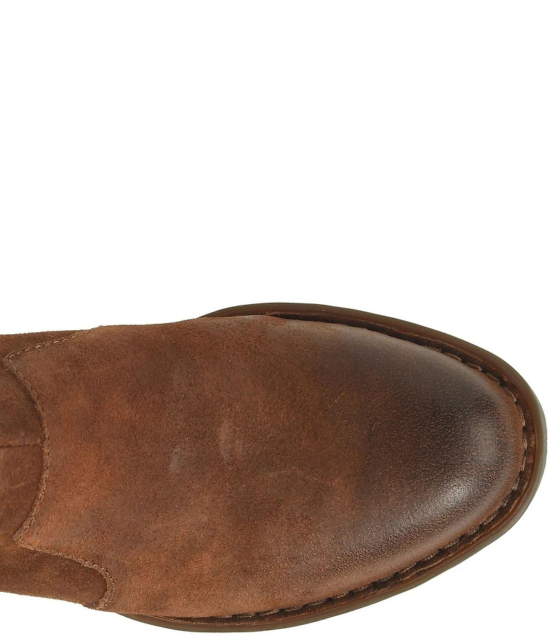 Born Kerri Distressed Suede Booties
