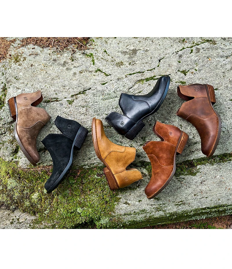 Born Kerri Distressed Suede Booties